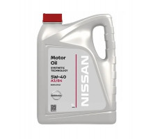 NISSAN Motor Oil SAE 5W-40 5л. KE900-90042 Масло моторное.