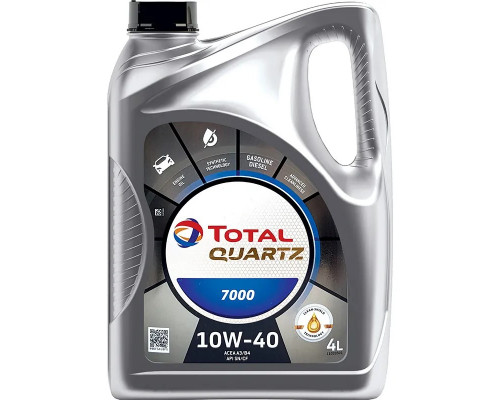 TOTAL Quartz 7000 10W-40 4л. Масло моторное. 