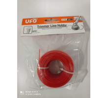 Леска для триммера нейлоновая UFO HOBBY LINE 2,7мм х 35 м (круг)