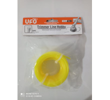 Леска для триммера нейлоновая UFO HOBBY LINE 3,0мм х 10 м (круг)