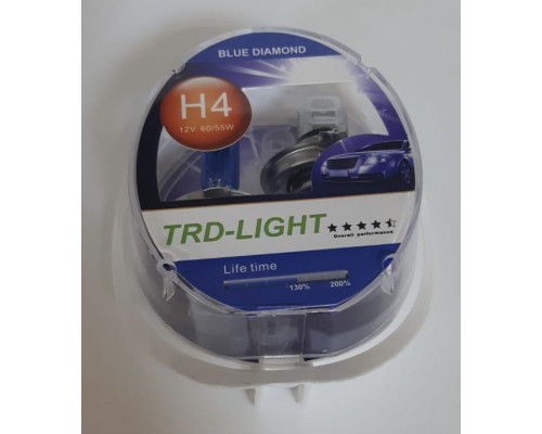 Набор TRD-LIGHT (BLUE DIAMOND 5000K) H4 12V 60/55W (эффект XENON) комп. 2шт.