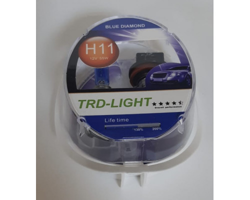 Набор TRD-LIGHT (BLUE DIAMOND 5000K) H11 12V 55W (эффект XENON) комп. 2шт.