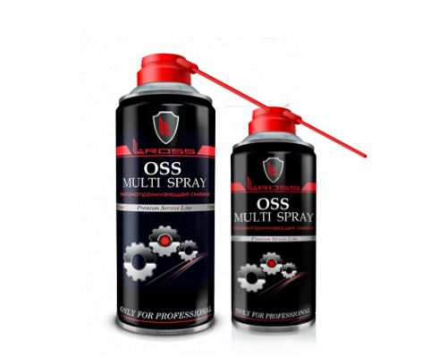 L-Ross OSS MULTI SPRAY Высоко проникающая смазка OSS 210мл.(150мл.) аэрозоль